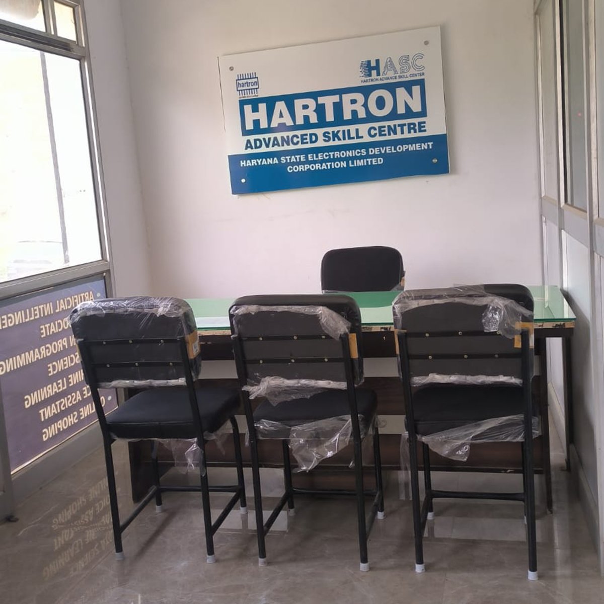 Hartron Advanced Skill Centre Barwala - Reception Area